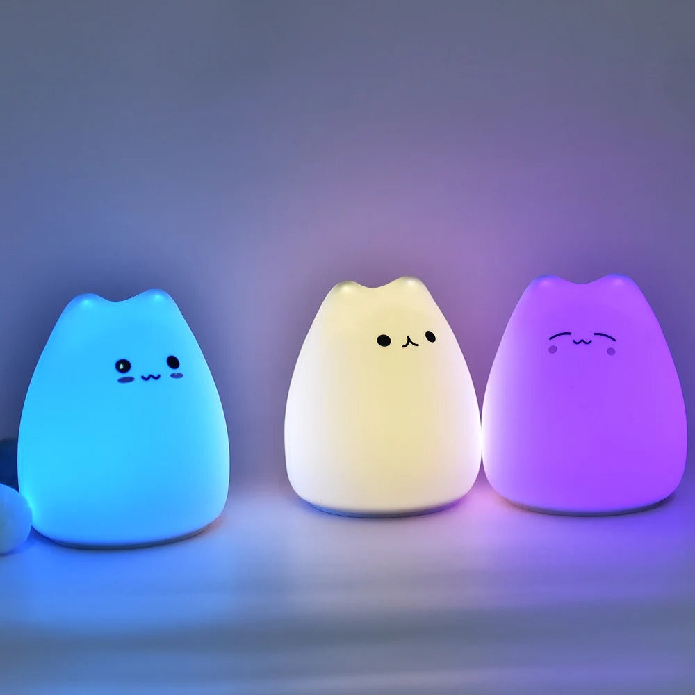 LED Cartoon Cat Sleeping Lamp