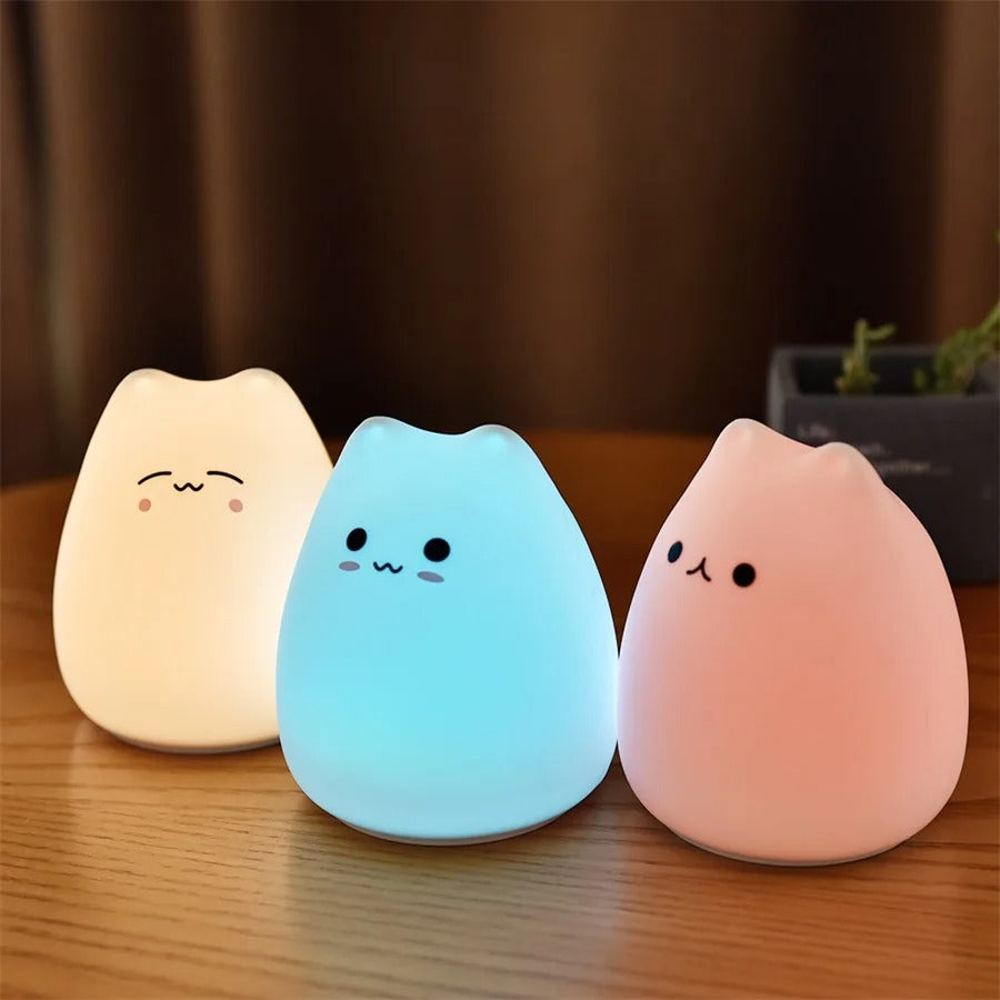 LED Cartoon Cat Sleeping Lamp